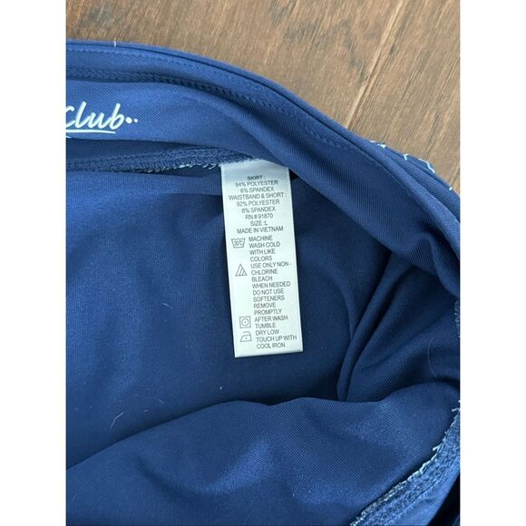 Cypress Club Navy Floral Golf Athletic Skort Large - Picture 7 of 7